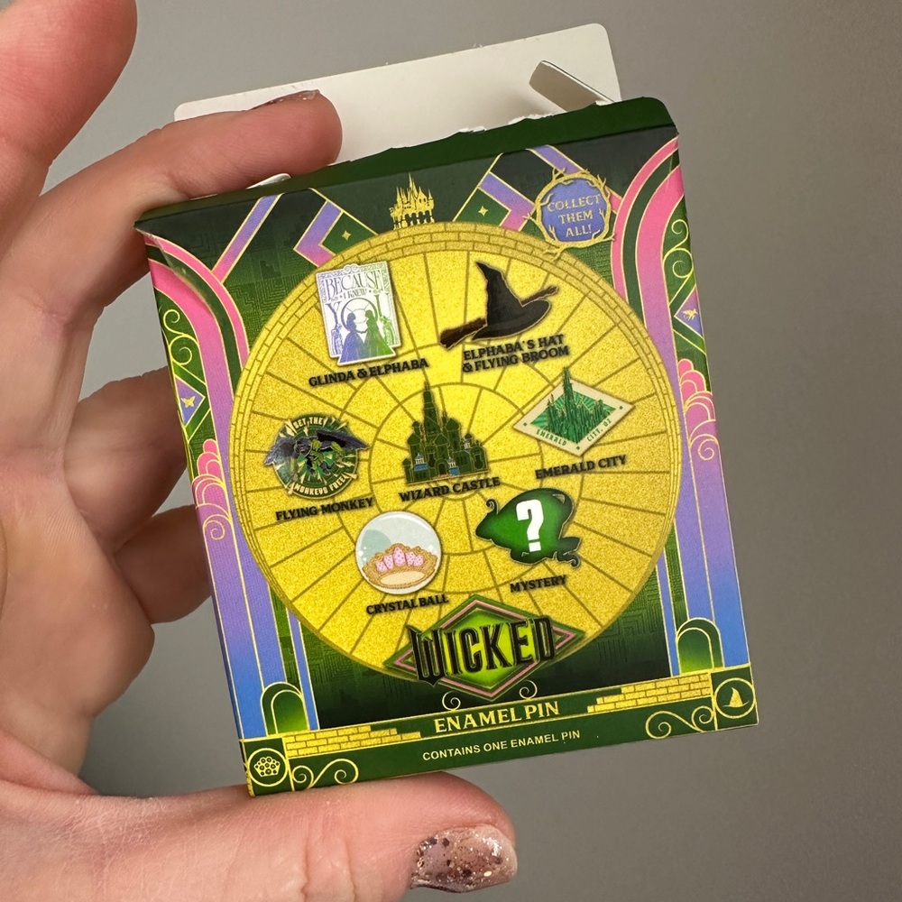 Pink a la mode wicked mystery pin
